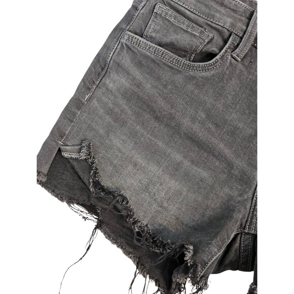 Joe's Jeans Denim Shorts The Ozzie 4" Cut Off Womens Size 28 Washed Black Gray - Picture 6 of 14